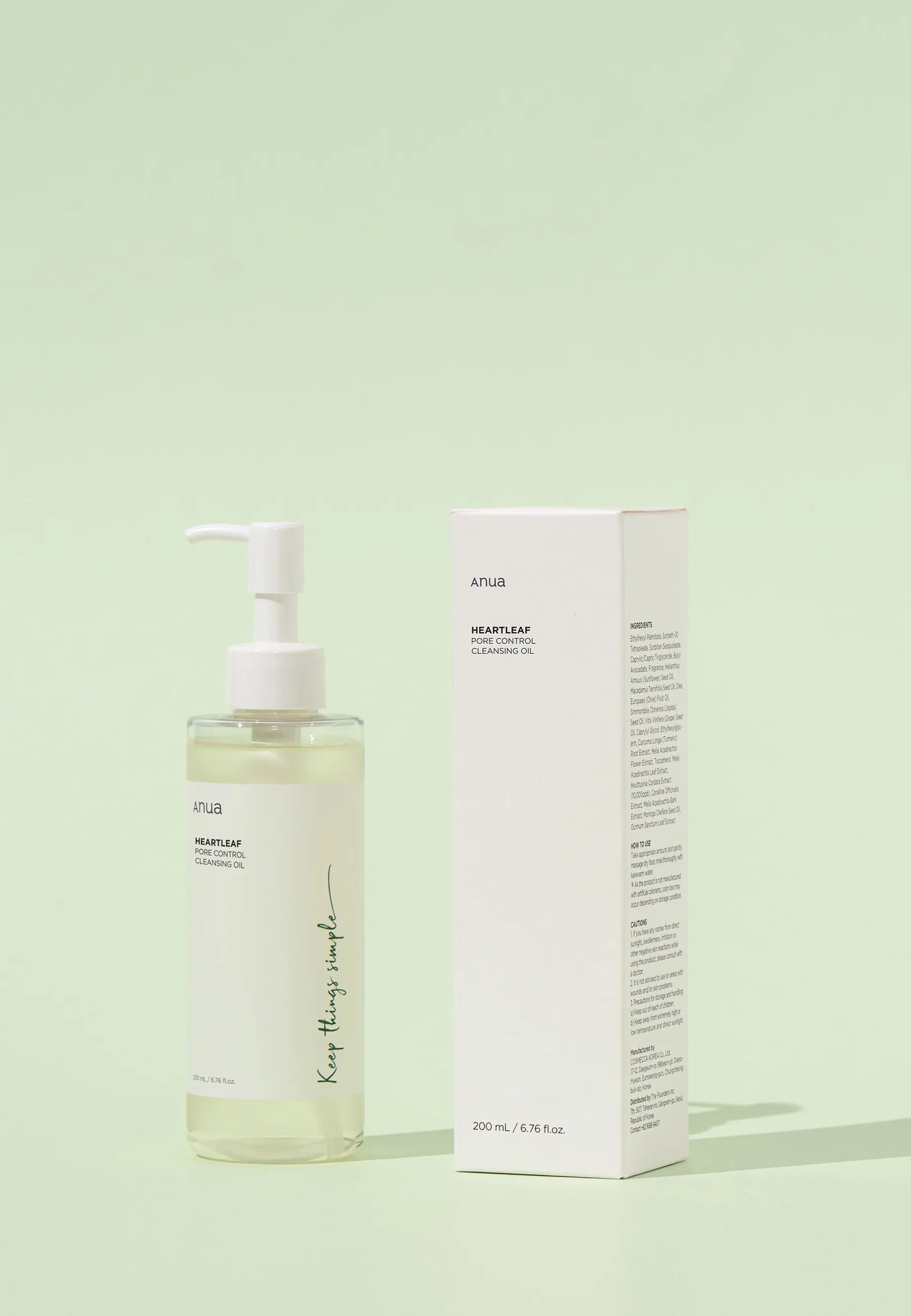 Anua Heartleaf Čistiaci olej na kontrolu pórov